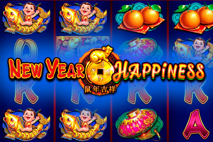 New Year Happiness - Ruby Play slot at Pink Game Casino Casino